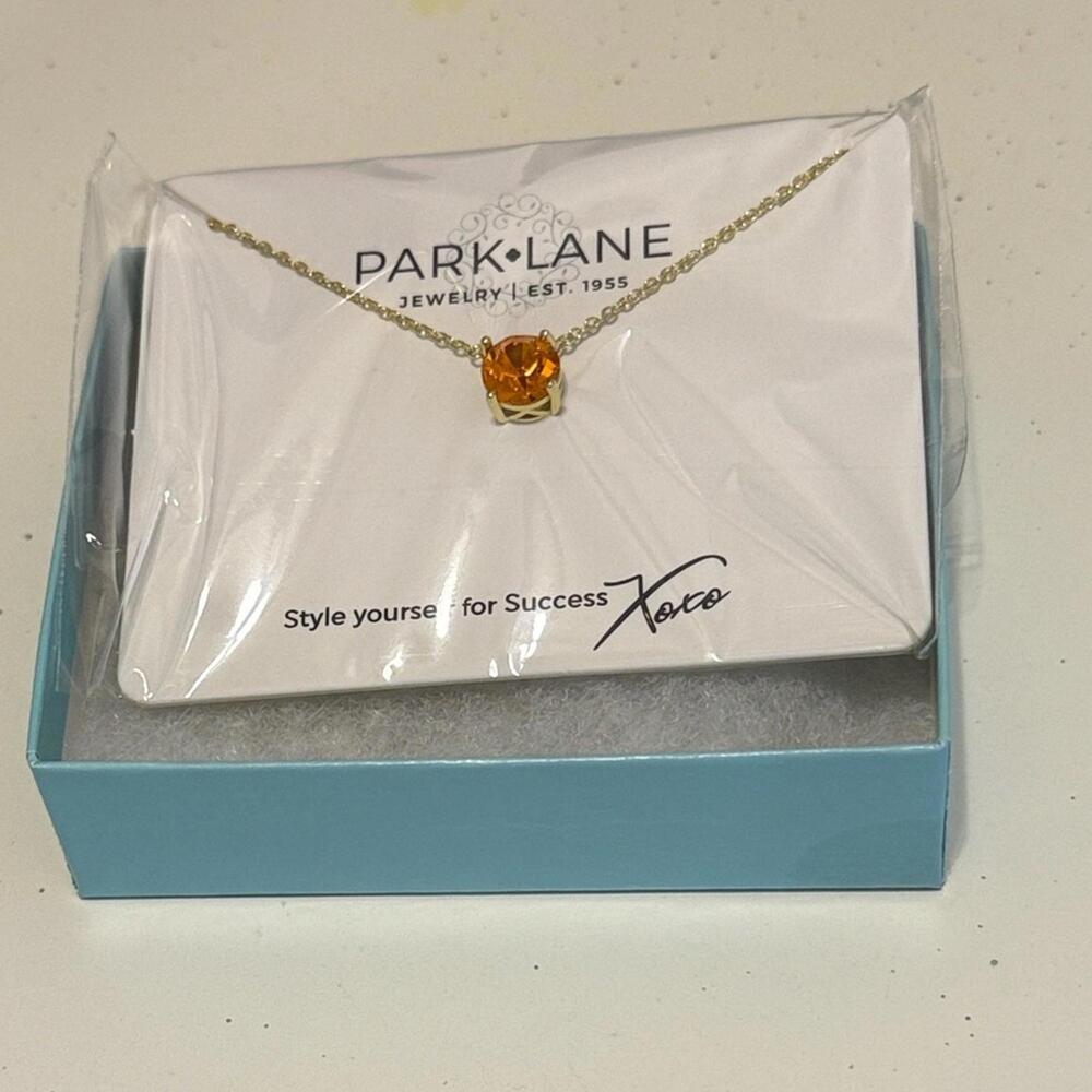 Park Lane Orange Impression Necklace - Picture 3 of 3